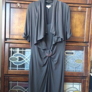 Gorgeous Max Mara Brown Dress sz L or EU 46